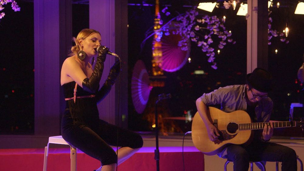 Alexandra Stan “夜桜” Special Live from YouTube Space Tokyo